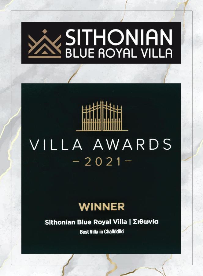 Sithonian Blue Royal Villa Nikiti (Sithonia) Exterior foto